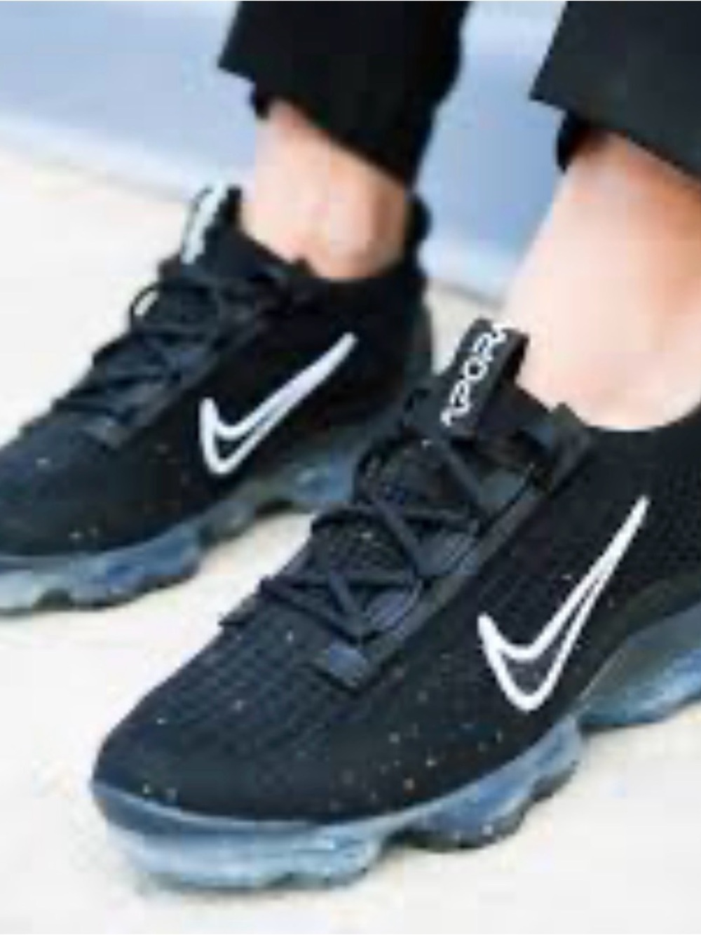 Nike Air VaporMax Flyknit 2021 DC4112-002 Women’s US 9.5 Black Retail $210
